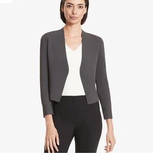 🆕 MM.LaFleur—The Sant Ambroeus Jardigan—Viscose Knit. Charcoal Grey, Size…